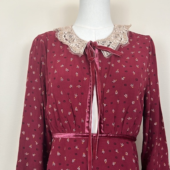 FREE PEOPLE Delfina Mini Dress Size medium - Picture 9 of 15